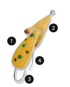 Bass and Pike Weedless Lures Panther Martin