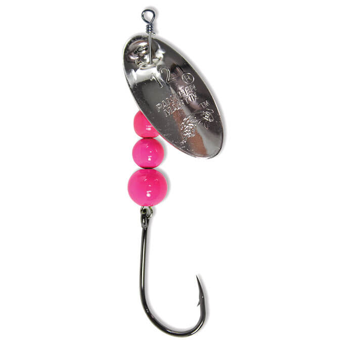 Egg Spinners Silver Fluorescent Pink single 12
