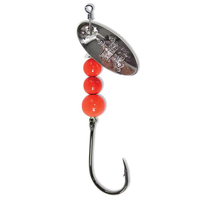 Egg Spinners Silver Fluorescent Red single 9