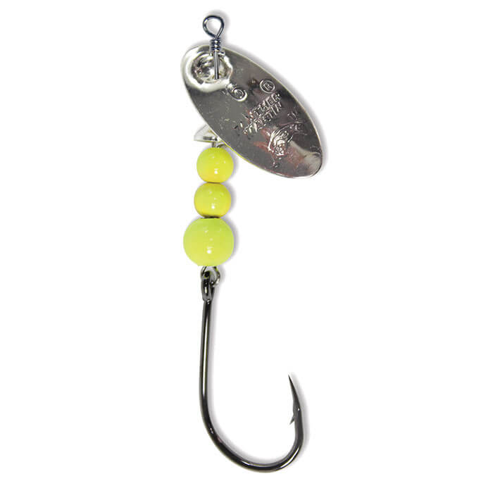 Egg Spinners Silver Fluorescent Yellow single 6