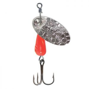 Silver Fluorescent Red | Panther Martin | Hammered | PMHM-SFL