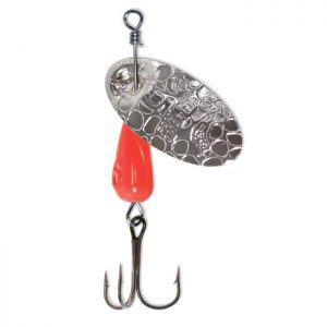 Silver Fluorescent Red | Panther Martin | Hammered | PMHM-SFL