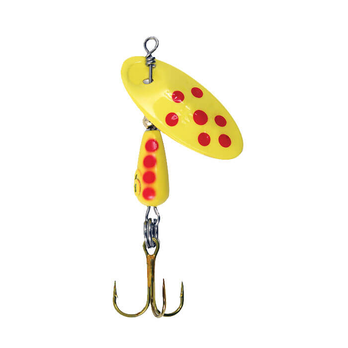Classic Spotted Spinner Yellow Red PM SP YR
